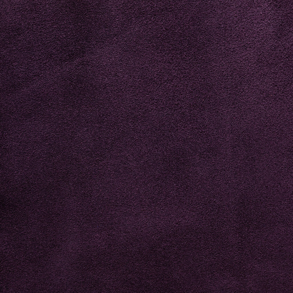 Aubergine Suede Leather