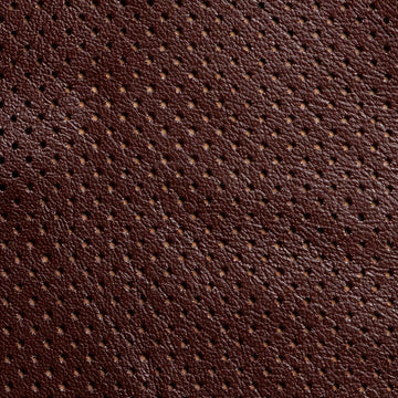 Medium Brown Perforated Lamb Nappa Leather