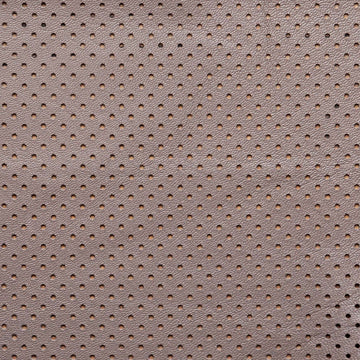 Taupe Perforated Lamb Nappa Leather